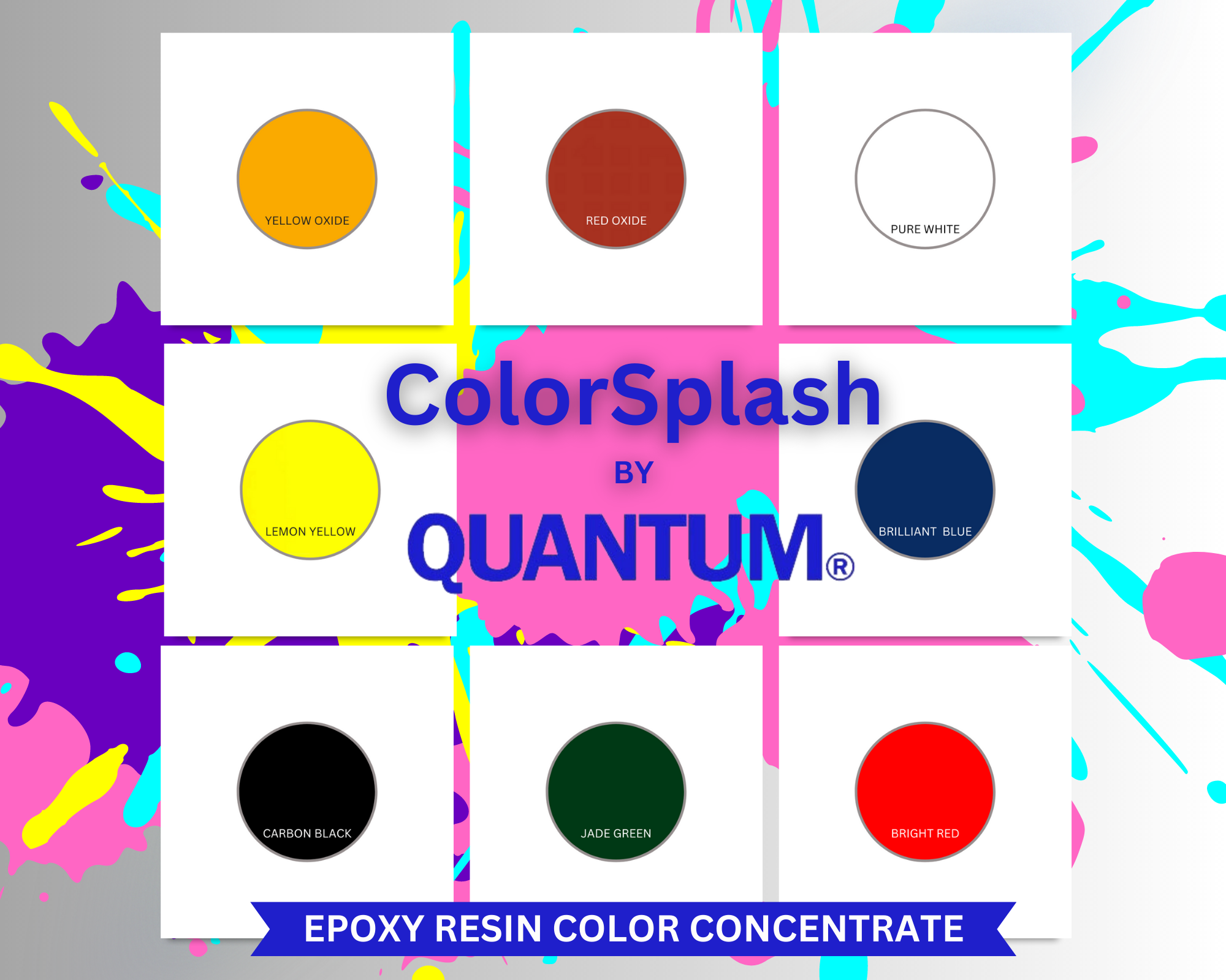 High-Concentration Epoxy Resin Color Pigments by Quantum – Quantum Paint