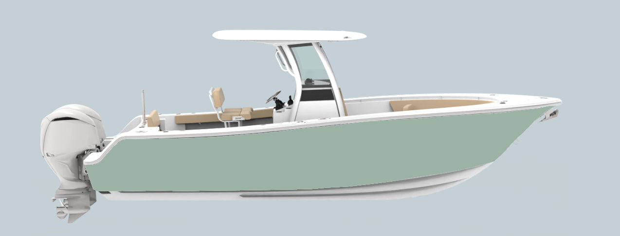 Quantum 2K Gloss Marine Paint Brushing & Roller Kit (Up to 16ft)