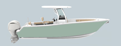 Quantum 2K Gloss Marine Paint Brushing & Roller Kit (Up to 16ft)